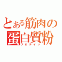 とある筋肉の蛋白質粉（プロテイン）