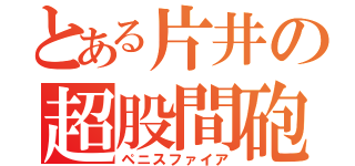 とある片井の超股間砲（ペニスファイア）