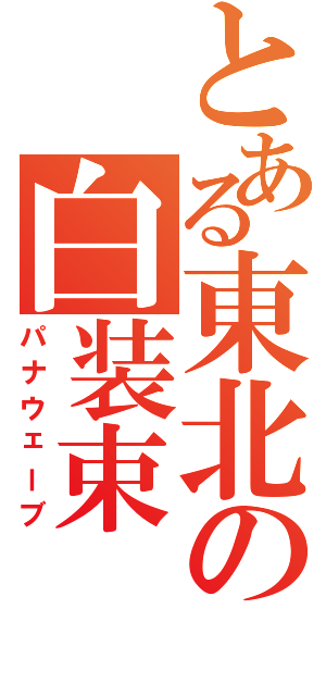 とある東北の白装束（パナウェーブ）