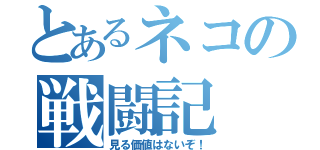 とあるネコの戦闘記（見る価値はないぞ！）