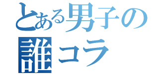 とある男子の誰コラ（）