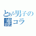 とある男子の誰コラ（）