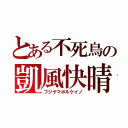 とある不死鳥の凱風快晴（フジヤマボルケイノ）