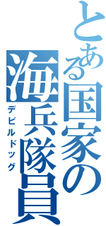 とある国家の海兵隊員（デビルドッグ）