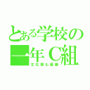 とある学校の一年Ｃ組（文化祭も優勝）