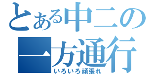 とある中二の一方通行（いろいろ頑張れ）