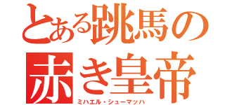 とある跳馬の赤き皇帝（ミハエル・シューマッハ）