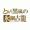 とある黒嵐の氷鋼古龍（クシャルダオラ）