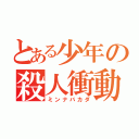 とある少年の殺人衝動（ミンナバカダ）