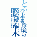 とある本番環境の接続端末（作業承認＆ペア確認必須）