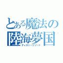 とある魔法の陸海夢国（ディズニーリゾート）