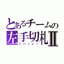 とあるチームの左手切札Ⅱ（ツバッシー）