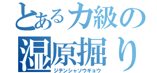 とあるカ級の湿原掘り（ジテンシャソウギョウ）