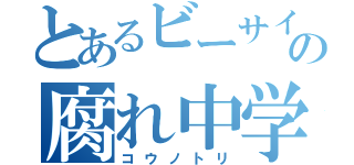 とあるビーサイの腐れ中学生（コウノトリ）