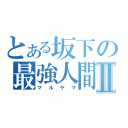 とある坂下の最強人間Ⅱ（マルヤマ）