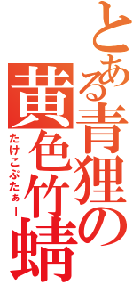 とある青狸の黄色竹蜻蛉Ⅱ（たけこぷたぁー）