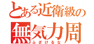 とある近衛級の無気力周回（ふざけるな）