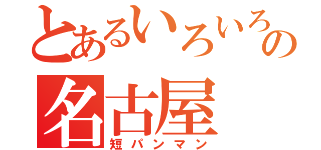 とあるいろいろの名古屋（短パンマン）