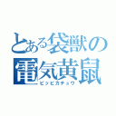 とある袋獣の電気黄鼠（ピッピカチュウ）