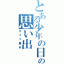 とある少年の日の思い出（ちょう集め）