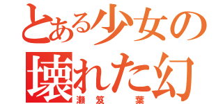 とある少女の壊れた幻想（瀬笈 葉）