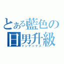 とある藍色の日男升級（インデックス）