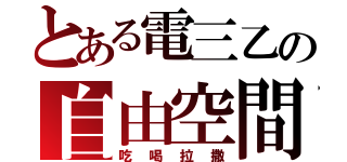 とある電三乙の自由空間（吃喝拉撒）