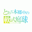 とある本郷中の軟式庭球部（ソフトテニス部）