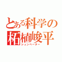 とある科学の柘植峻平（シュンペーター）