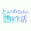 とあるめるぽの編隊生活（カサカサカサ）