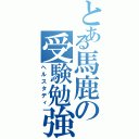 とある馬鹿の受験勉強（ヘルスタディ）