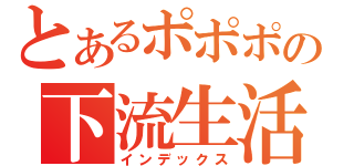 とあるポポポの下流生活（インデックス）