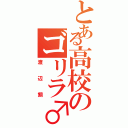 とある高校のゴリラ♂（渡辺鯛）