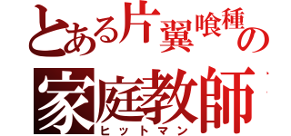 とある片翼喰種の家庭教師（ヒットマン）