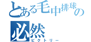 とある毛中排球部の必然（ビクトリー）