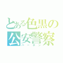 とある色黒の公安警察官（バーボン）