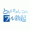 とあるちんこのフル勃起（）