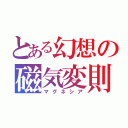 とある幻想の磁気変則（マグネシア）