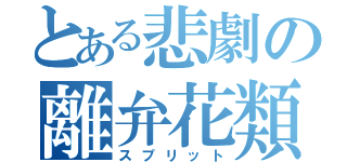 とある悲劇の離弁花類（スプリット）