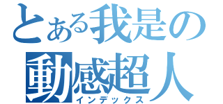 とある我是の動感超人（インデックス）