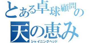 とある卓球顧問の天の恵み（シャイニングヘッド）