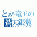 とある竜王の蒼天銀翼（リオレウス）