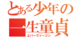 とある少年の一生童貞（エバーヴァージン）