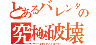 とあるバレンタインの究極破壊者（パーフェクトデストロイヤー）