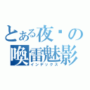 とある夜貓の喚雷魅影（インデックス）