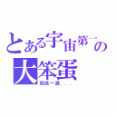 とある宇宙第一の大笨蛋（到此一遊．．．）