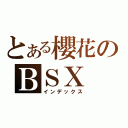 とある櫻花のＢＳＸ（インデックス）