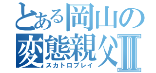 とある岡山の変態親父Ⅱ（スカトロプレイ）