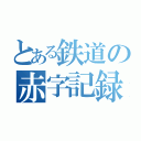 とある鉄道の赤字記録（）