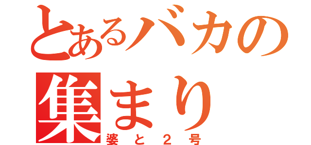 とあるバカの集まり（婆と２号）